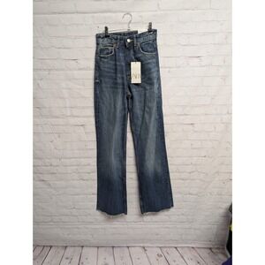 Zara High Rise Blue Jeans